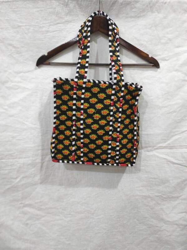 Jaipuri Print Quilted Small Bag & Tiffin Bag