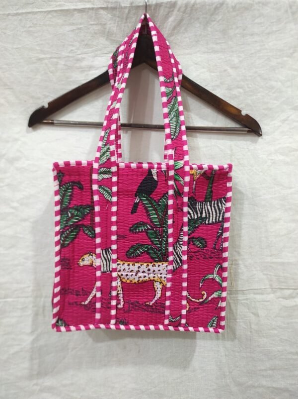 Jaipuri Print Quilted Small Bag & Tiffin Bag