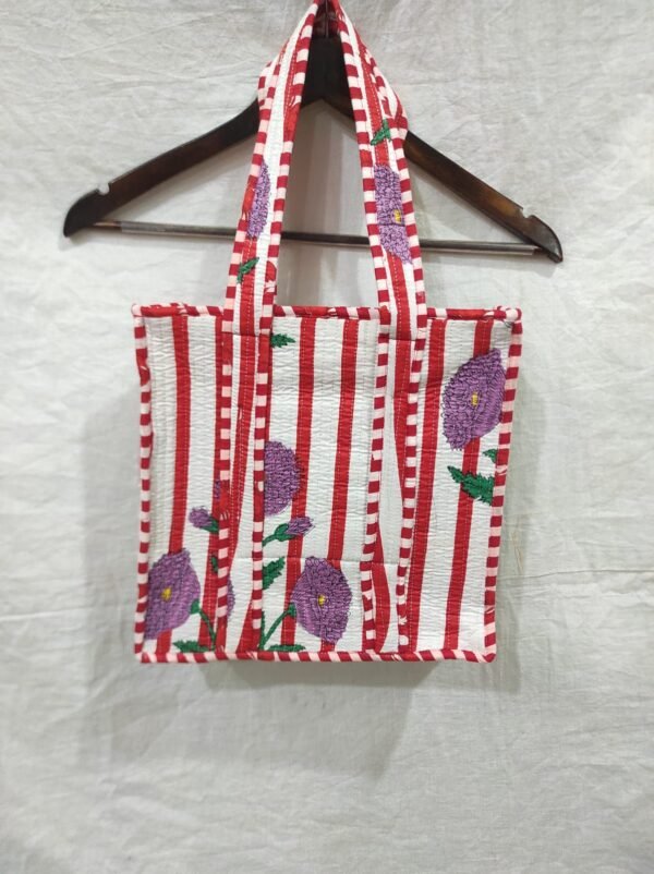 Jaipuri Print Quilted Small Bag & Tiffin Bag
