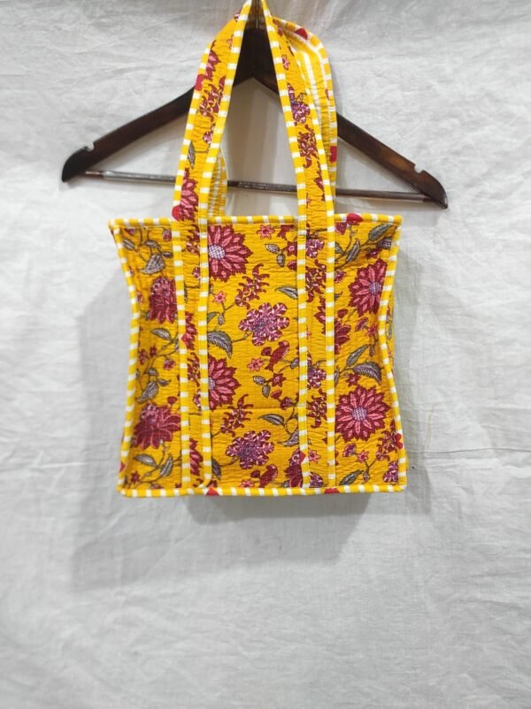 Jaipuri Print Quilted Small Bag & Tiffin Bag