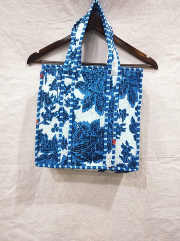 Jaipuri Print Quilted Small Bag & Tiffin Bag