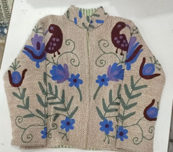 Khadhi Cotton Suzani Jacket
