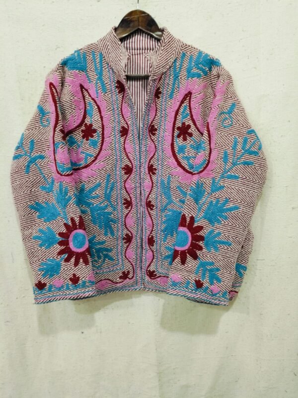 Khadhi Cotton Suzani Jacket