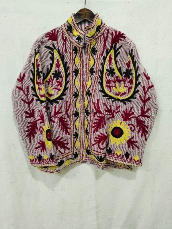 Men and Women Suzani Embroidery Jacket