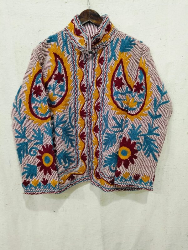 Khadhi Cotton Suzani Jacket
