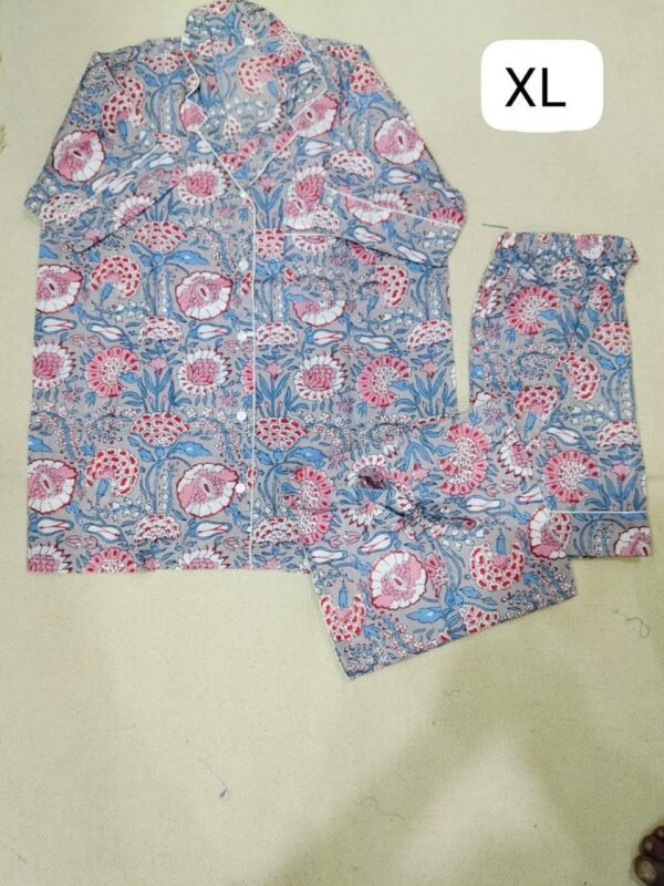Jaipuri Print Short Night Suit
