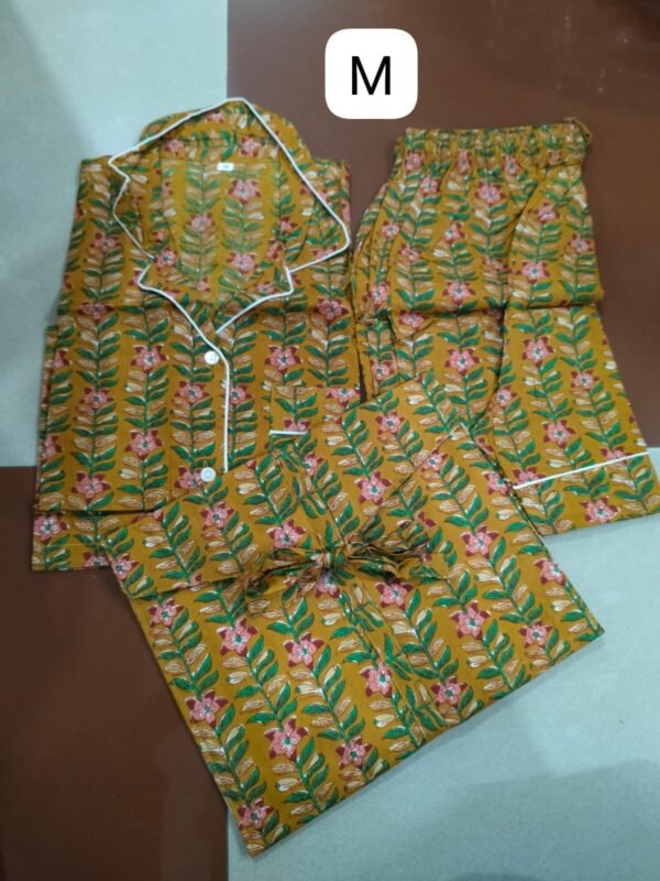 Jaipuri Print Short Night Suit