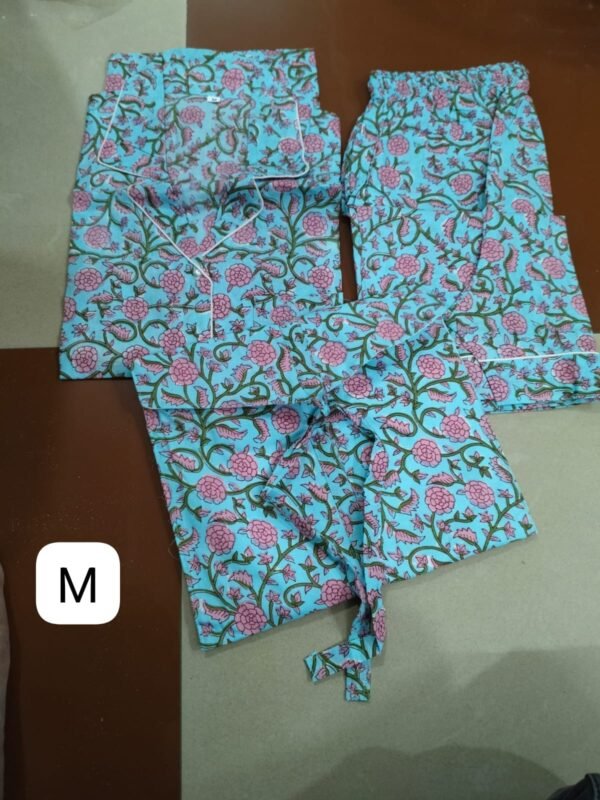 Jaipuri Print Short Night Suit