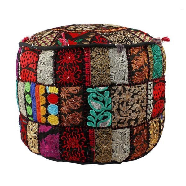 Patch Work Puff Round