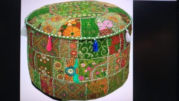 Patch Work Puff Round