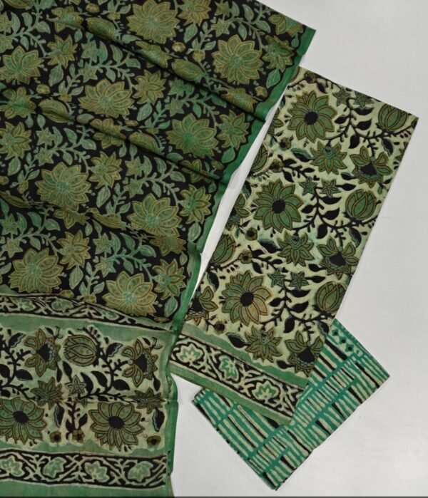 Hand block Vanaspati Print Cotton Suit