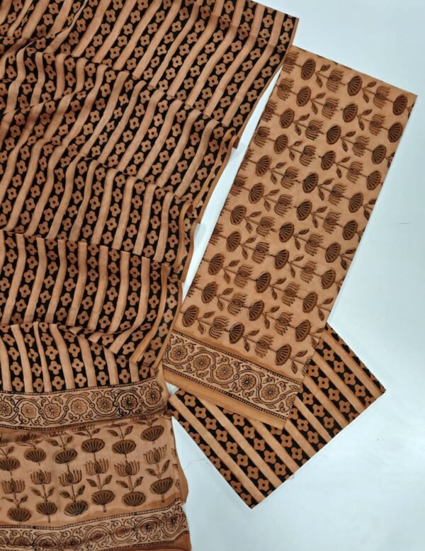 Hand block Vanaspati Print Cotton Suit