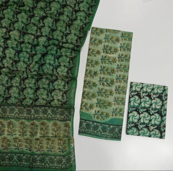 Hand block Vanaspati Print Cotton Suit