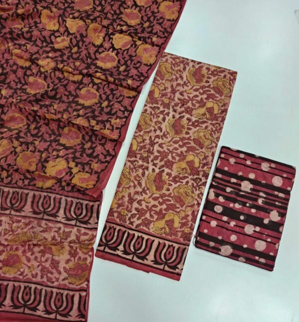 Hand block Vanaspati Print Cotton Suit