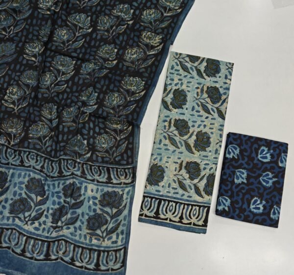 Hand block Vanaspati Print Cotton Suit