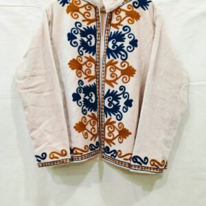 Hand-Embroidered Velvet Jacket
