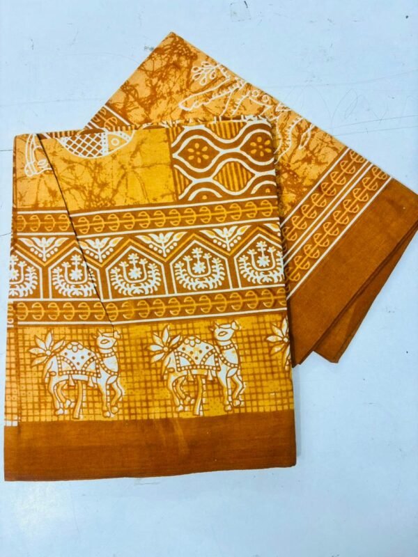 Screen Print Cotton Bed Sheet Single Size