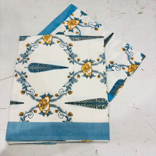 Screen Print Cotton Bed Sheet Single Size