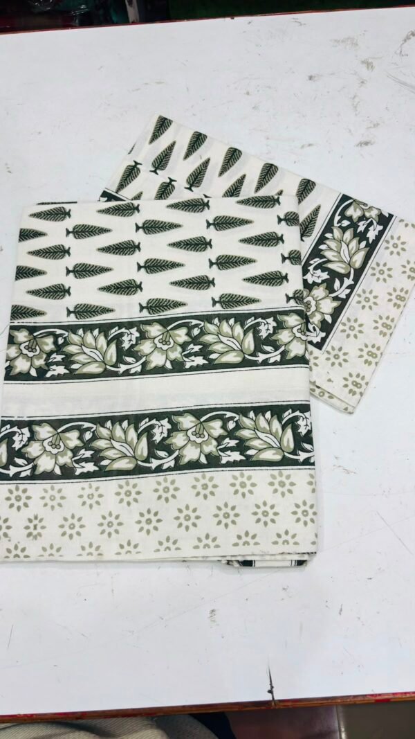 Screen Print Cotton Bed Sheet Single Size