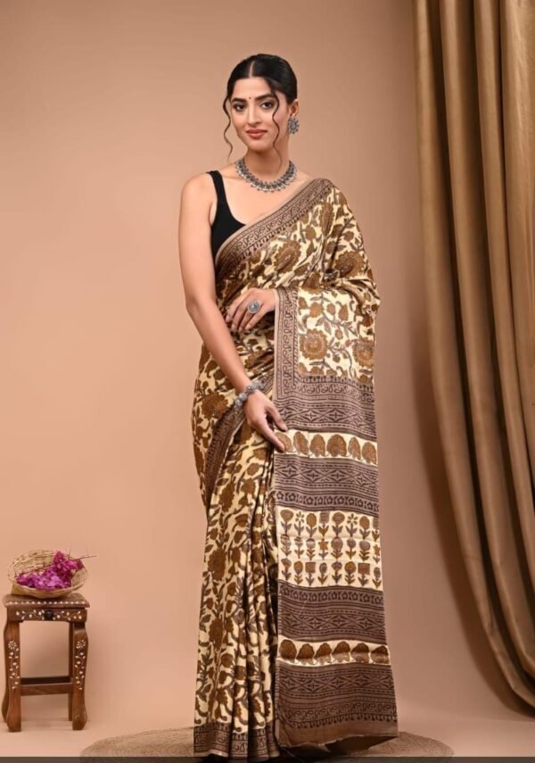 Modal Silk Satin Saree