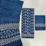 Block Print Cotton Suit With Cotton Dupatta