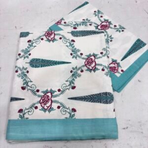 Screen Print Cotton Bed Sheet Single Size