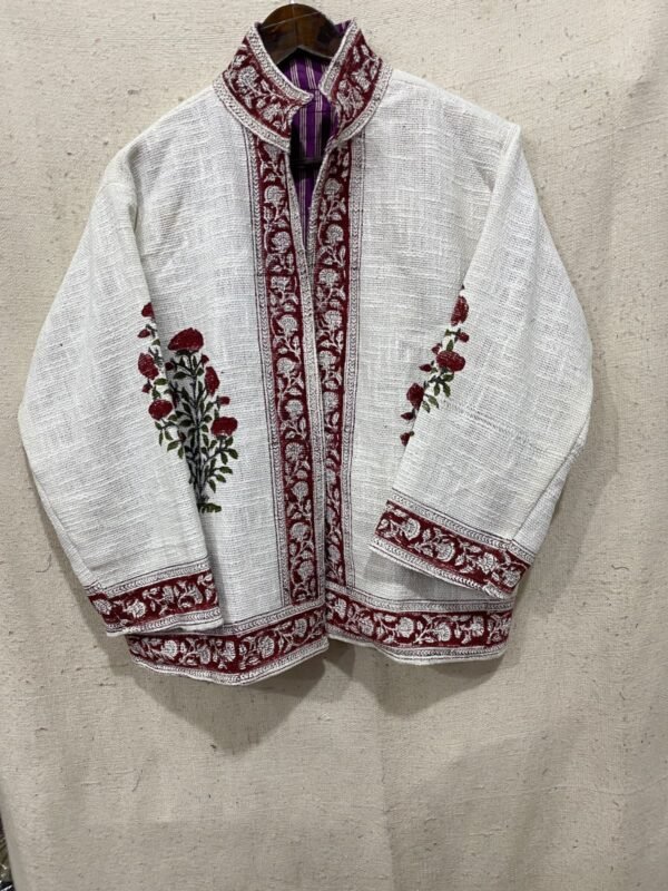 Block Print Tnt Suzani Jacket