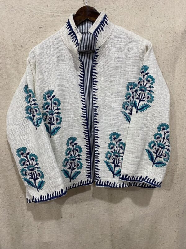 Block Print Tnt Suzani Jacket