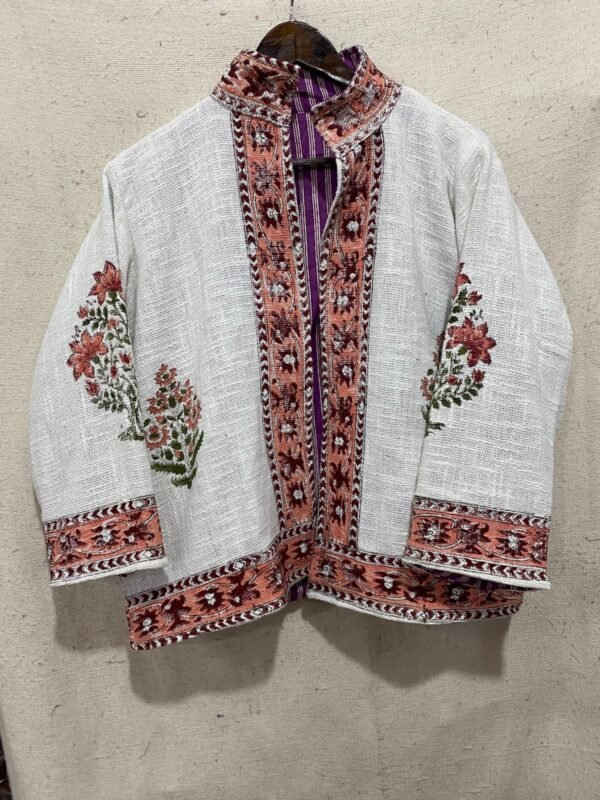 Block Print Tnt Suzani Jacket