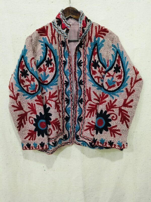Khadhi Cotton Suzani Jacket
