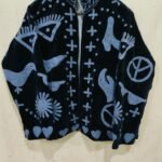 cotton velvet suzani jacket