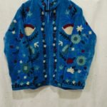 cotton velvet suzani jacket
