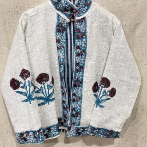 Block Print Tnt Suzani Jacket