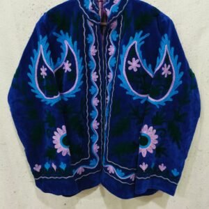 Paisley Pattern Velvet Suzani Jacket