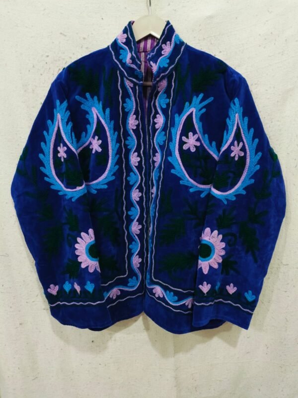 Paisley Pattern Velvet Suzani Jacket